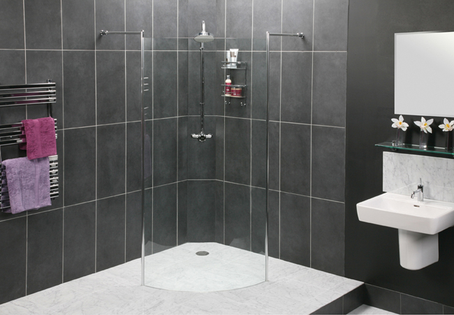 Roman Walk In Shower